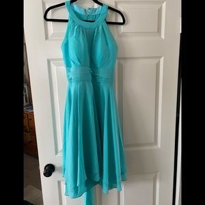 Teal bridesmaid dress